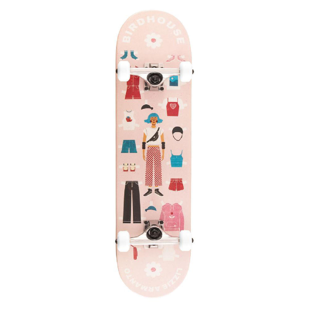 Birdhouse Skateboards Stage 1 Armanto Paper Dolls Complete Skateboard - Multi 8"