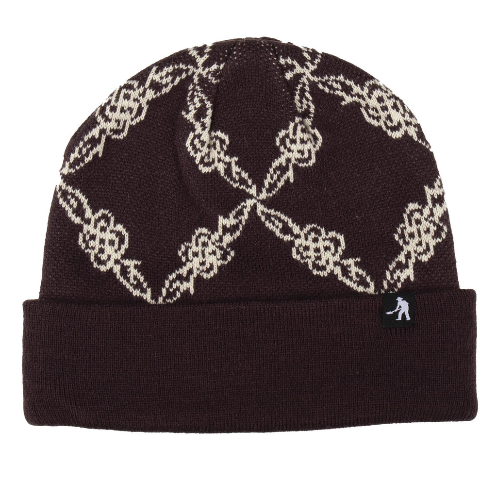 Passport Brasco Beanie - Chocolate / Off White