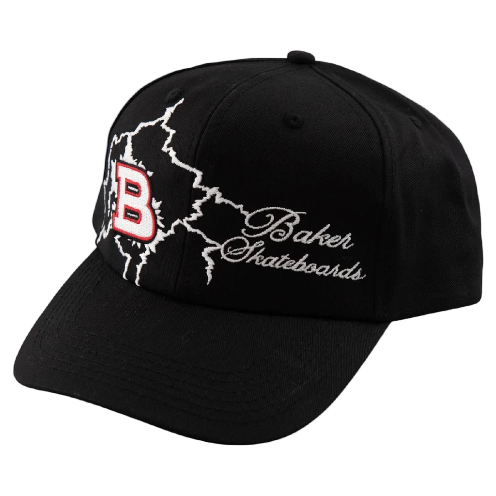 Baker Skateboards Electrified 'B' Snapback  Cap - Black