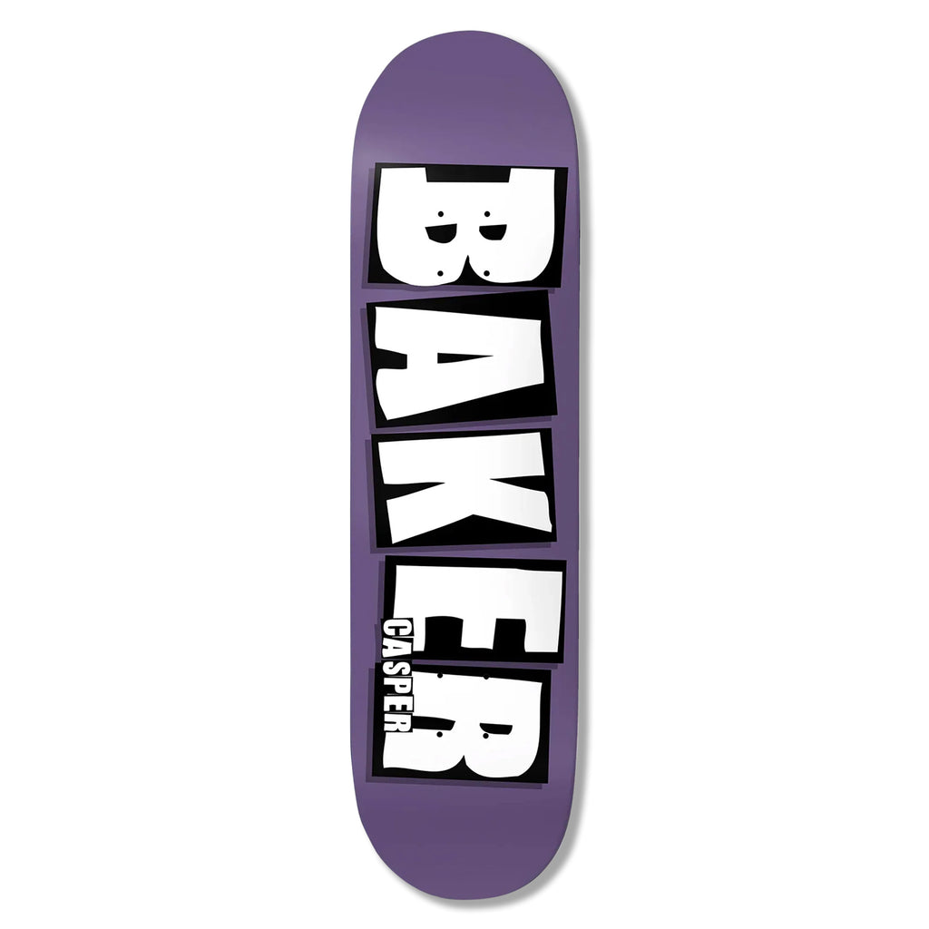 Baker Skateboards Casper Brand Name Dipped Skateboard Deck - 8"