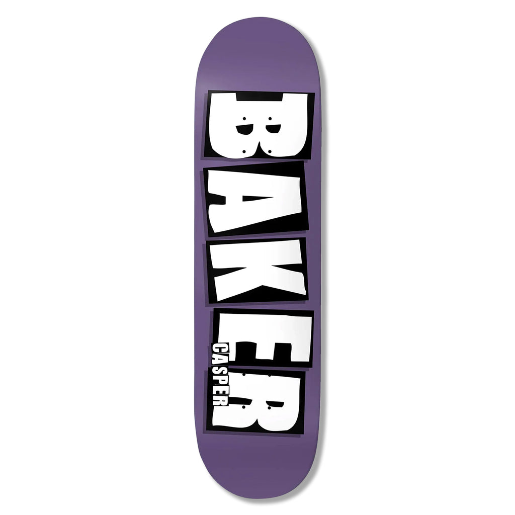 Baker Skateboards Casper Brand Name Dipped Skateboard Deck - 8"