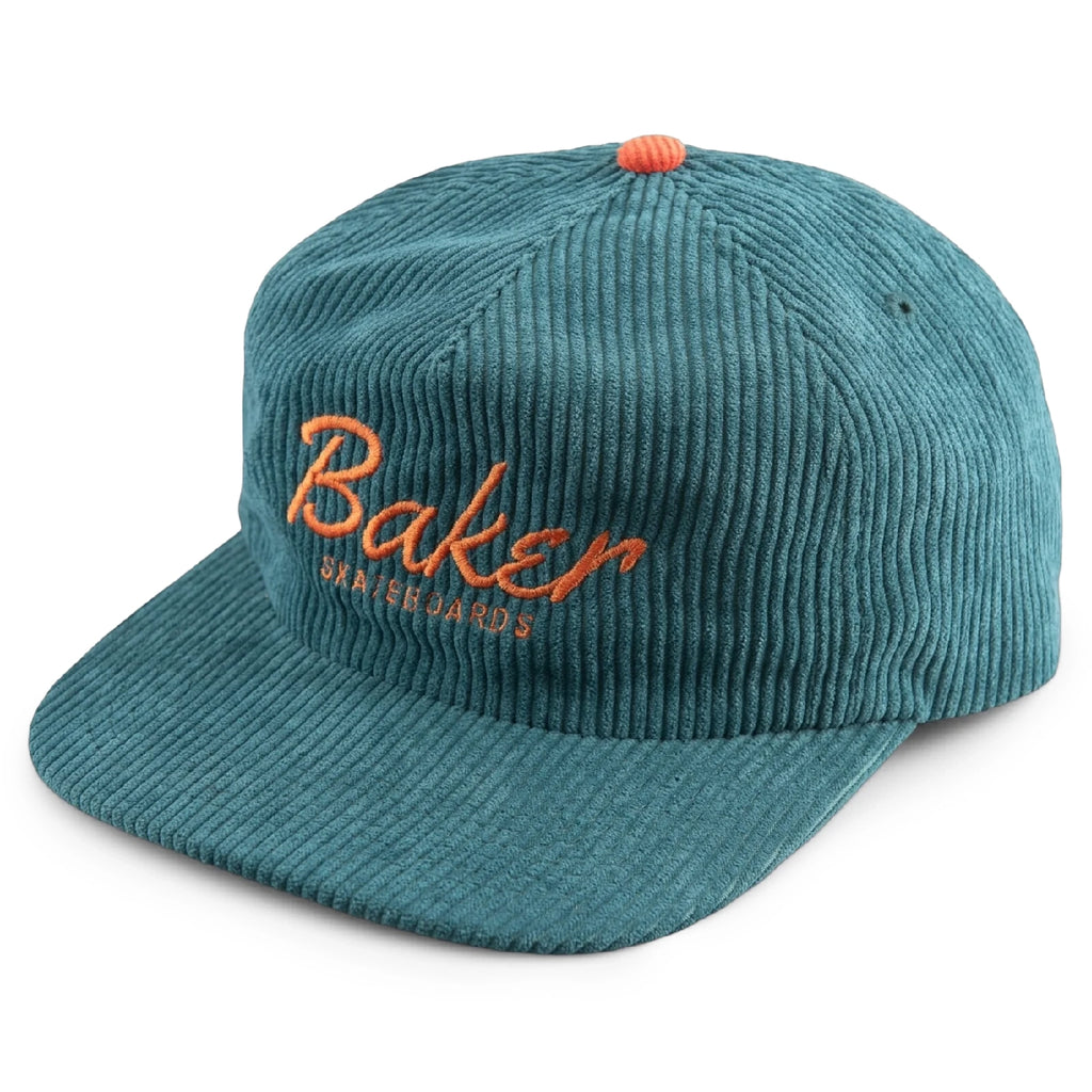 Baker Skateboards Dolphin Cord Snapback Cap - Green - main