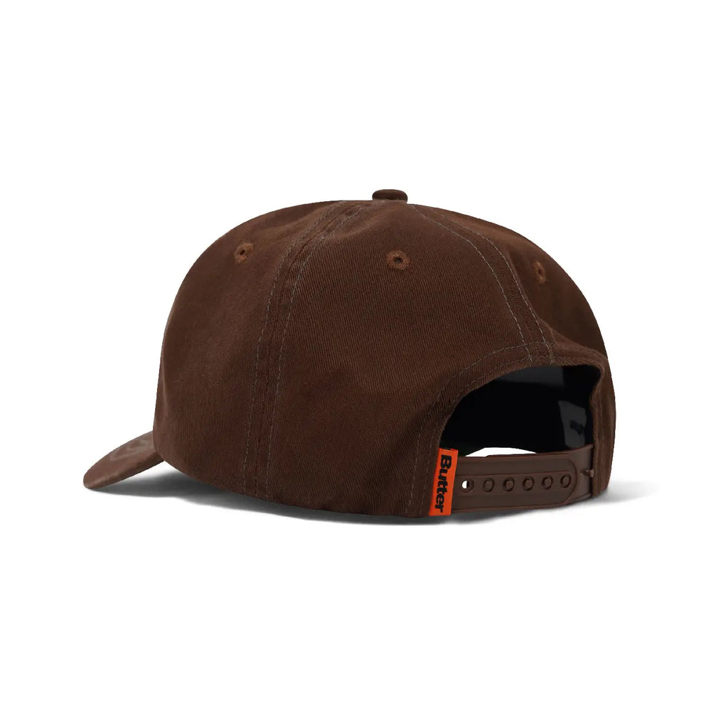 Butter Goods Blotch 5 Panel Cap - Bark - back