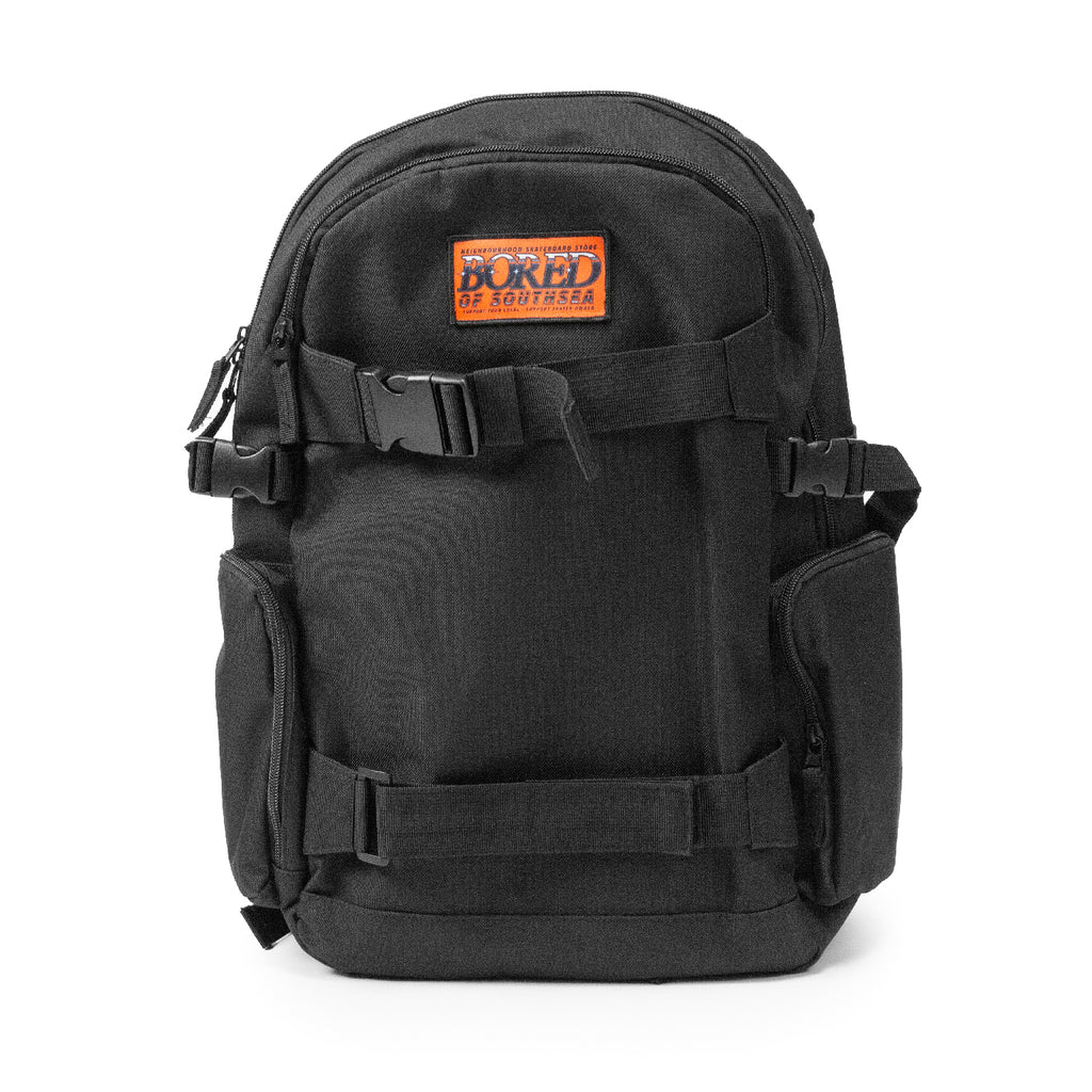 Bored of Southsea Neighbourhood Skate Backpack - Black - main
