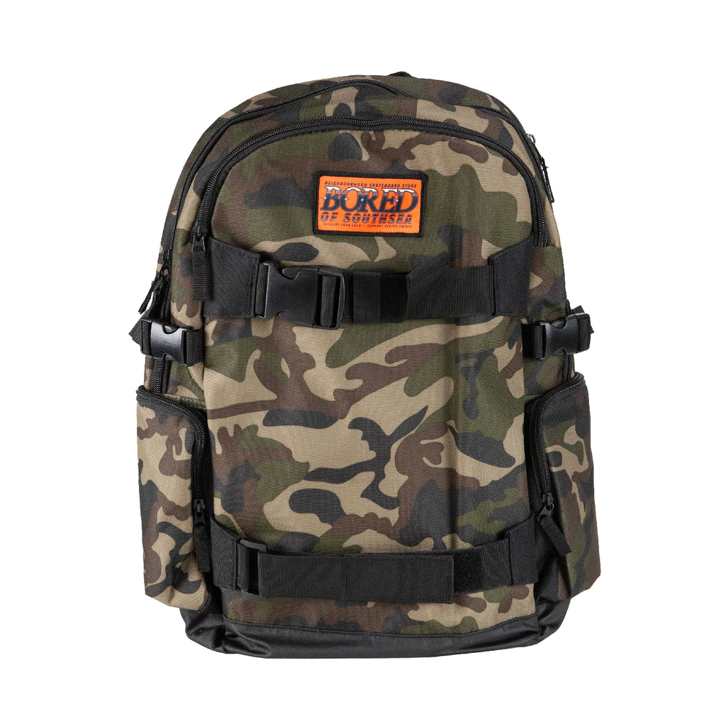 Bored of Southsea Neighbourhood Skate Backpack - Camo - main