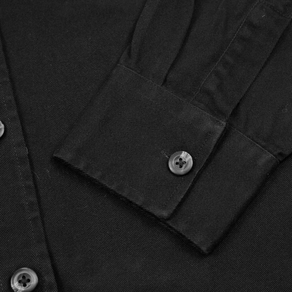 Bored of Southsea Neighbourhood  L/S Overshirt - Black - cuff