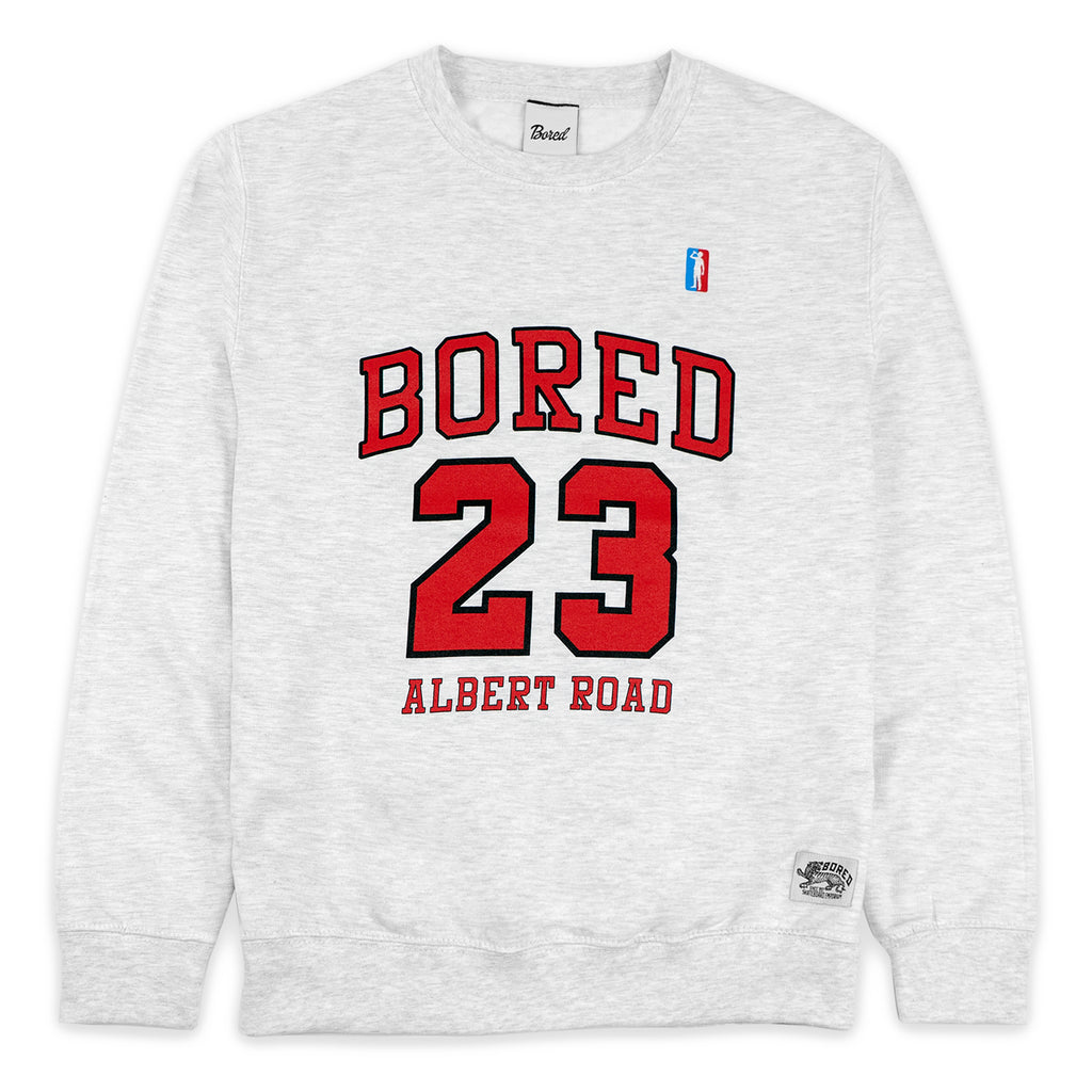 Bored of Southsea '23' Sweatshirt - Ash Grey - main