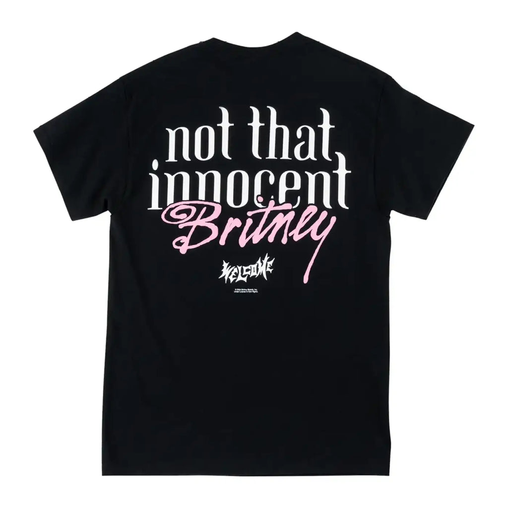 Welcome Skateboards Daisies T Shirt - Black - back