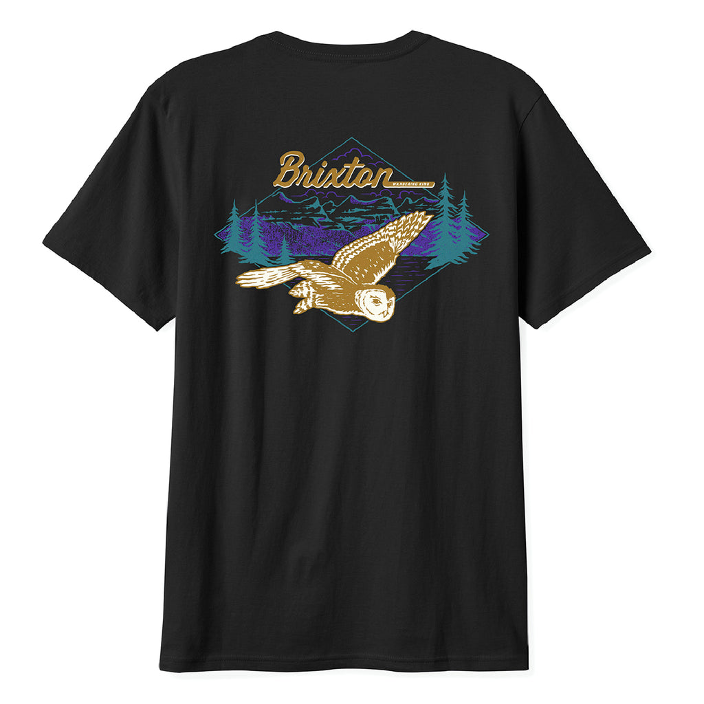 Brixton Driftway T Shirt - Black - back