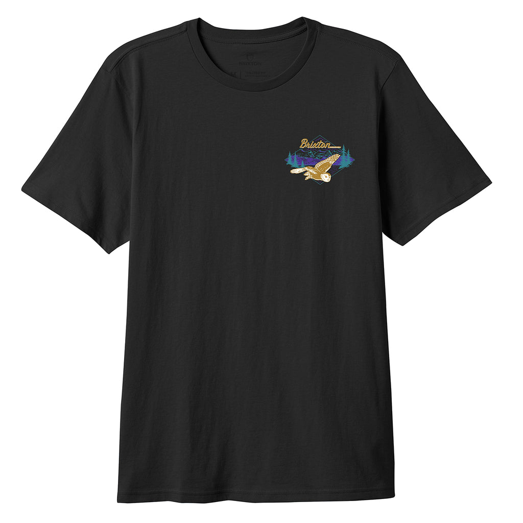Brixton Driftway T Shirt - Black - front