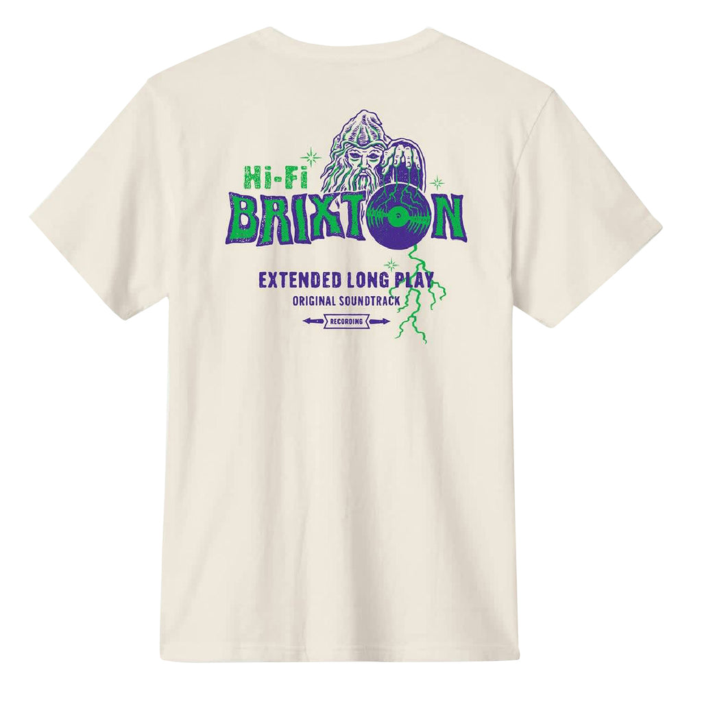 Brixton Maddox T Shirt - Cream - back