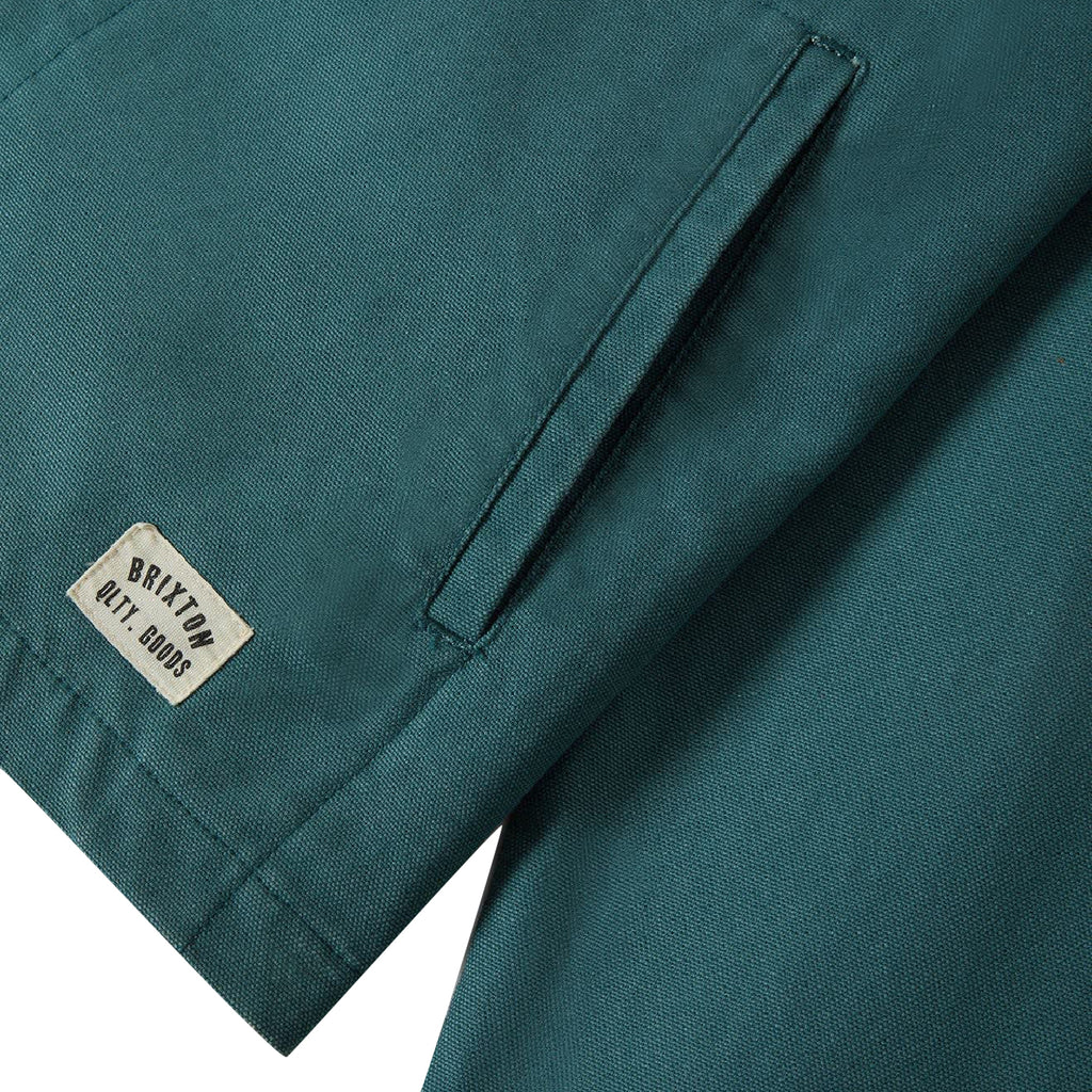 Brixton Mechanic Garage Zip Jacket - Night Shade - pocket