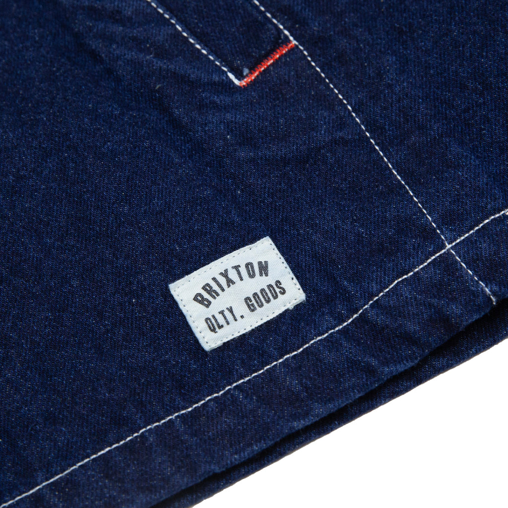 Brixton Mechanic Garage Zip Jacket - Rinse Denim - label2