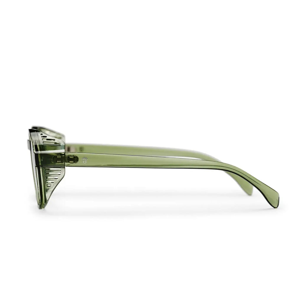 CHPO Brand Rille Sunglasses - Forest Green - side2
