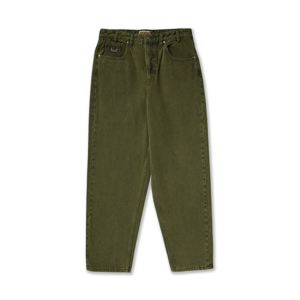 HUF Cromer Washed Pant - Dried Herb - front