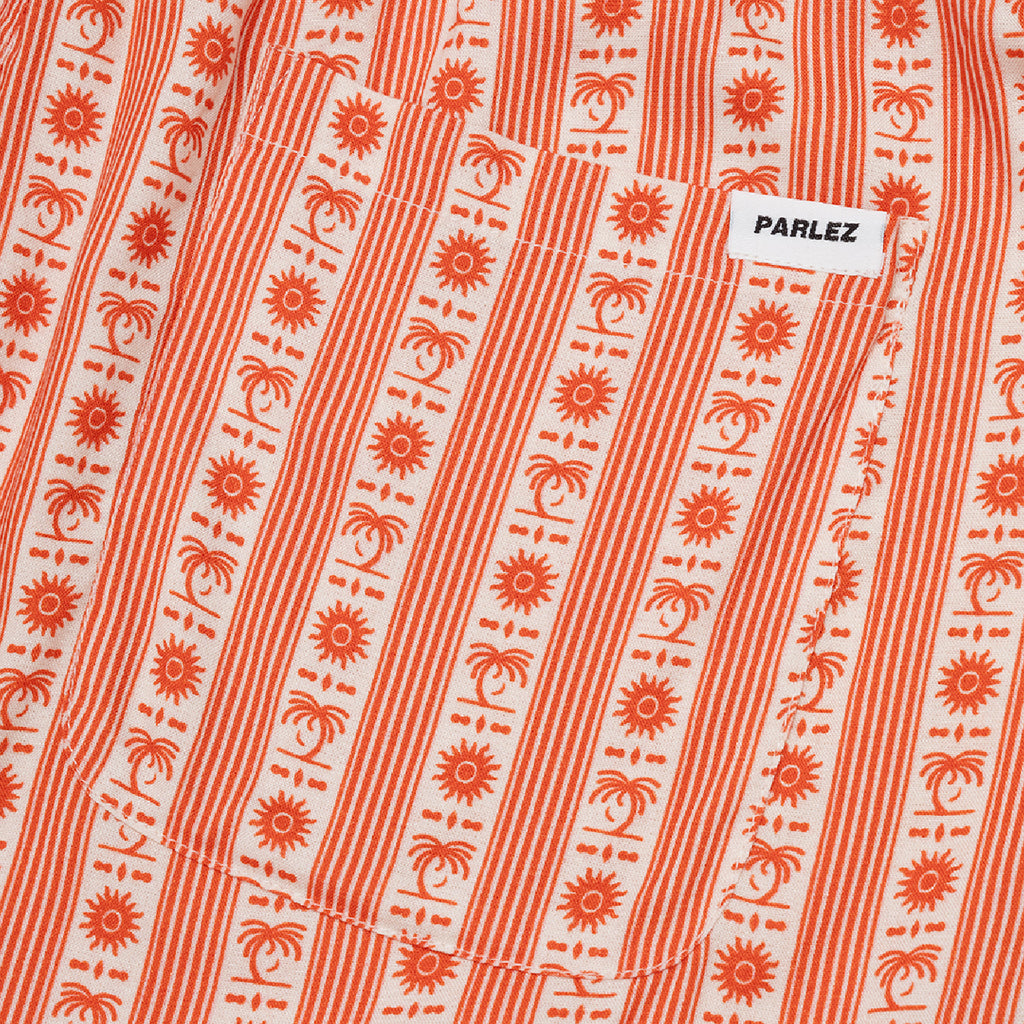 Parlez Cruz Shorts - Terracotta - label