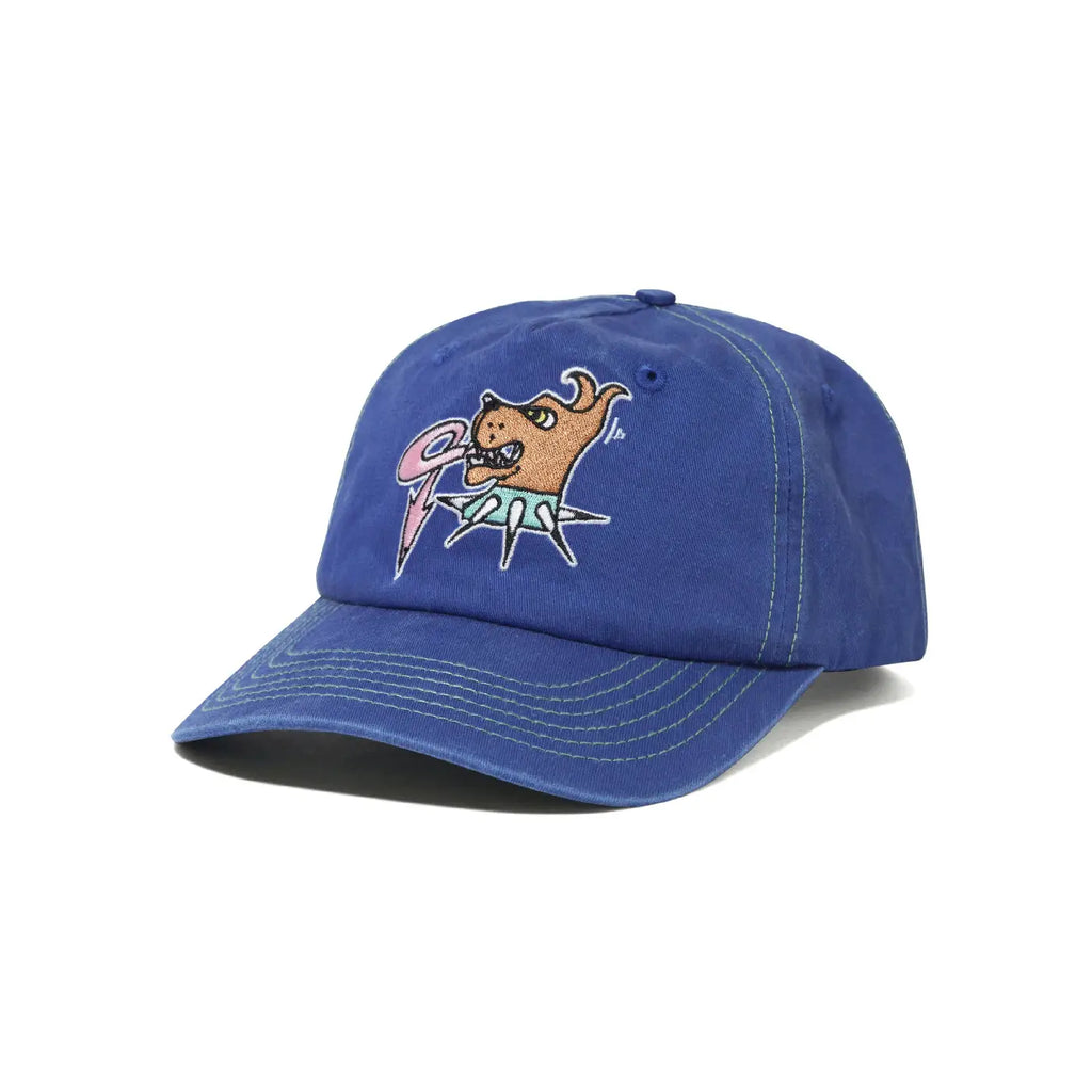 Butter Goods Canine 5 Panel Cap - Washed Navy - front