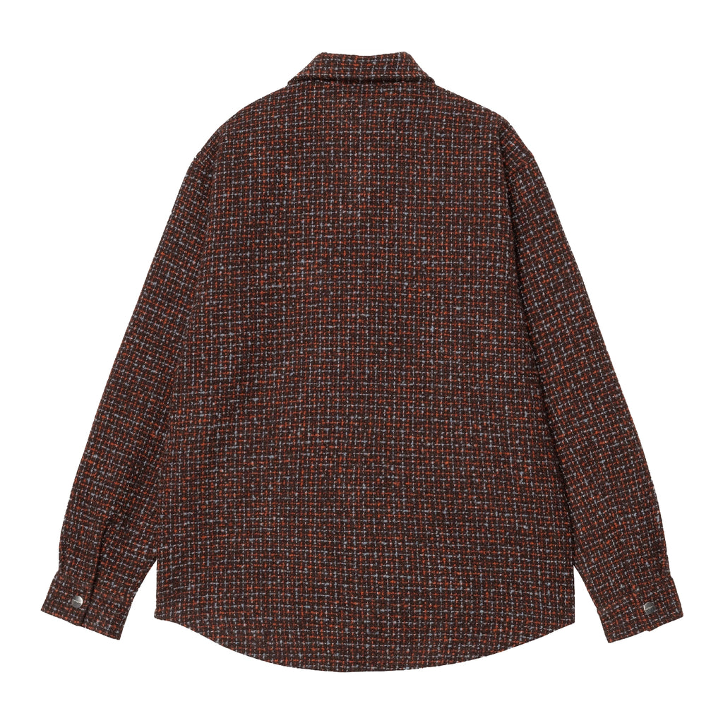 Carhartt WIP Bellamy Check Shirt Jac - Tobacco - back