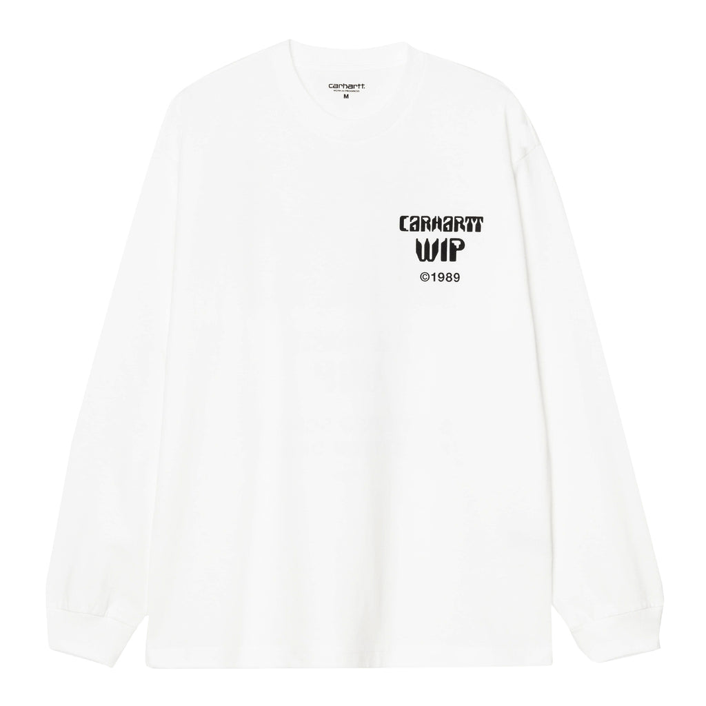 Carhartt WIP Better Dreams L/S T Shirt - White - front