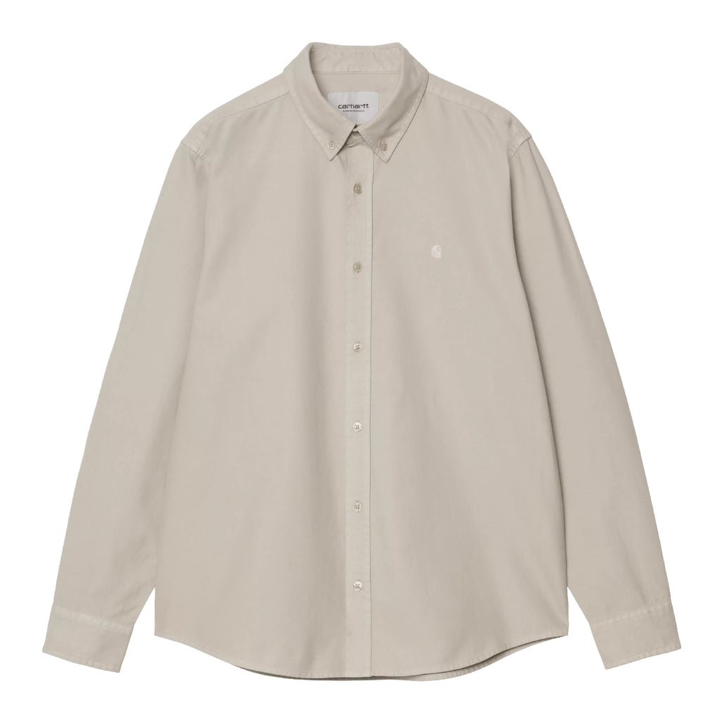 Carhartt WIP L/S Bolton Shirt - Puddle - front