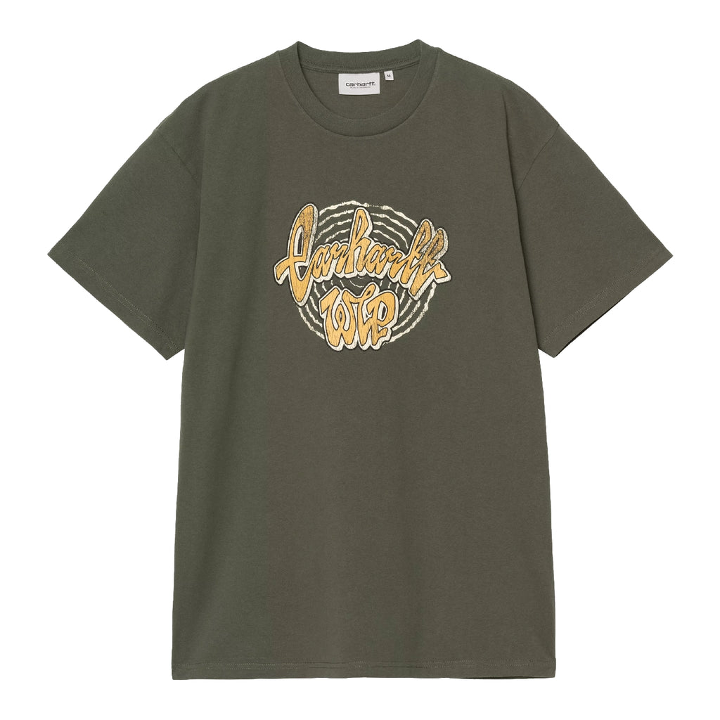 Carhartt WIP Chedda T Shirt - Opuntia heavy stone wash - front