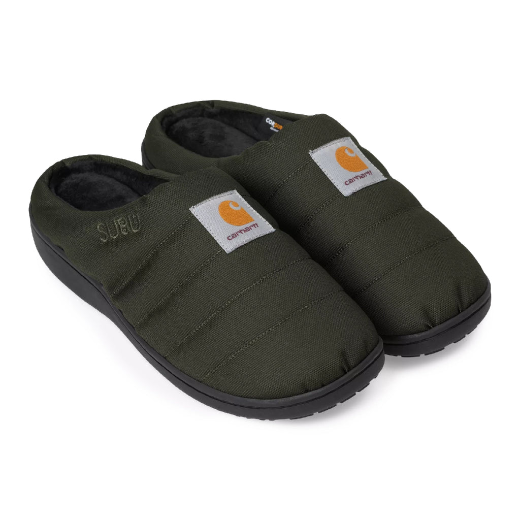Carhartt WIP x SUBU Cordura Slippers - Olive - pair