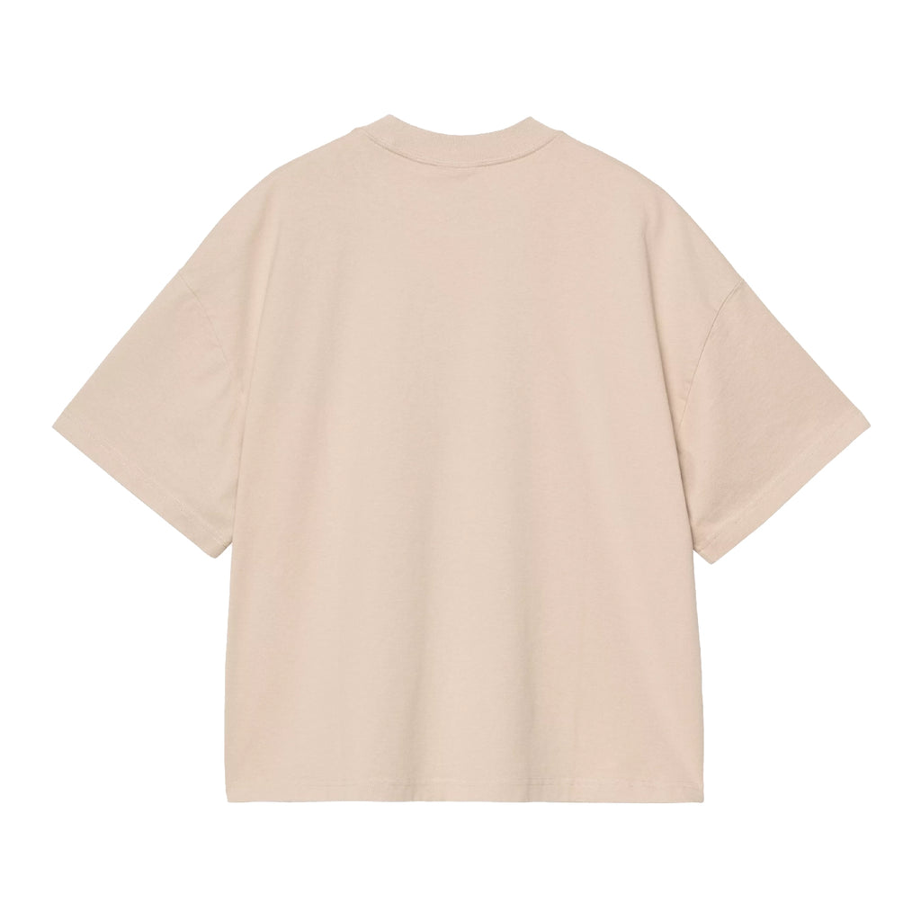 Carhartt WIP Hackwork T Shirt - Fleur De Sel heavy stone wash - back
