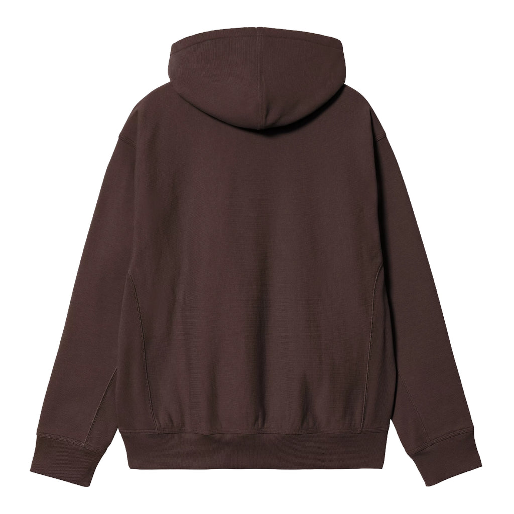 Carhartt WIP Hooded American Script Sweat Hoodie - Palisander - back