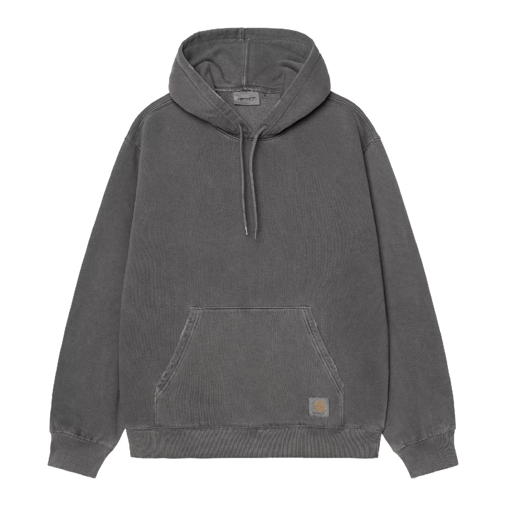 Carhartt WIP Hooded Torion Sweat Hoodie - Black grind wash - front