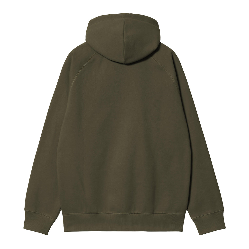 Carhartt WIP Hooded Chase Sweat -  Olive / Gold - back