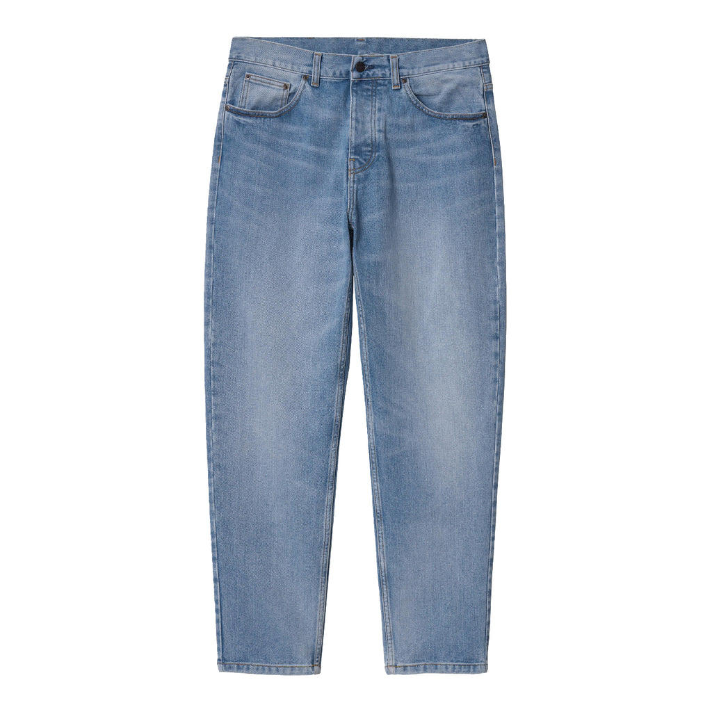 Carhartt WIP Newel Pant - Blue Light Used Wash - front