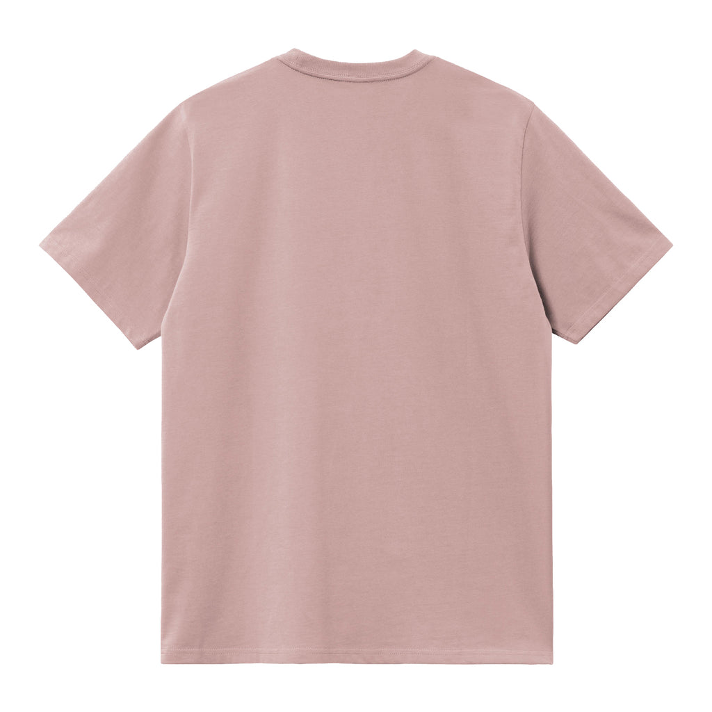 Carhartt WIP Pocket T Shirt - Glassy Pink - back