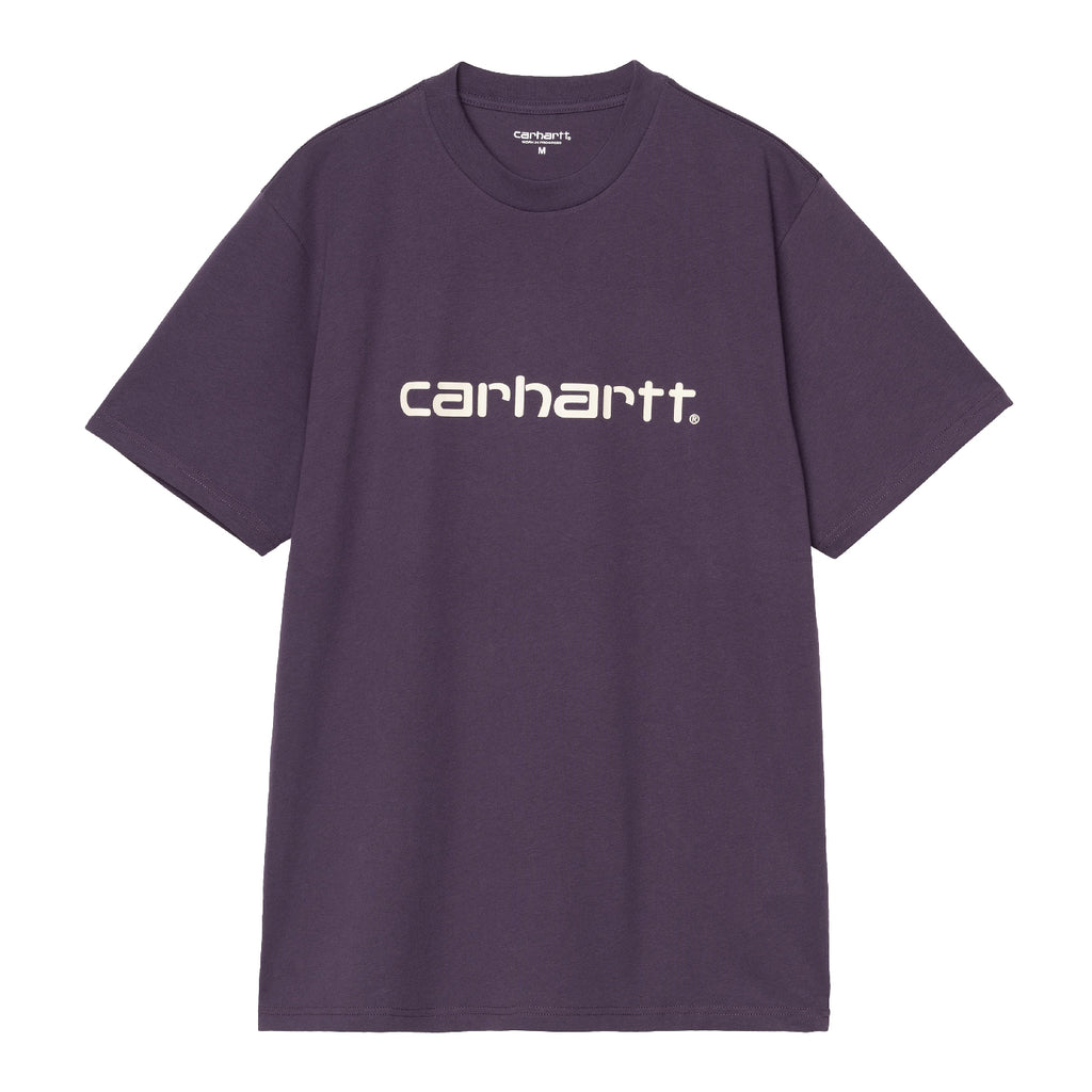 Carhartt WIP Script T Shirt - Lokers / Salt - front