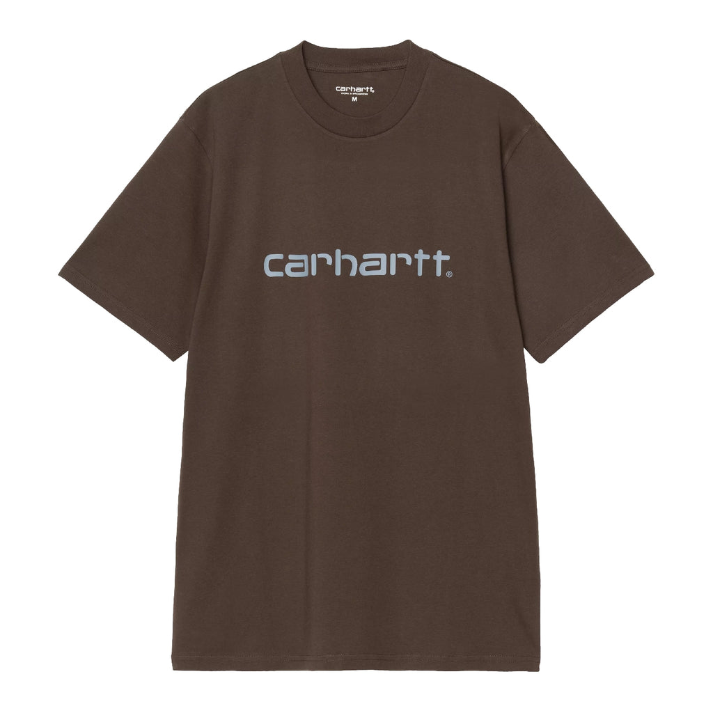 Carhartt WIP Script T Shirt - Vitola / Citadel - front