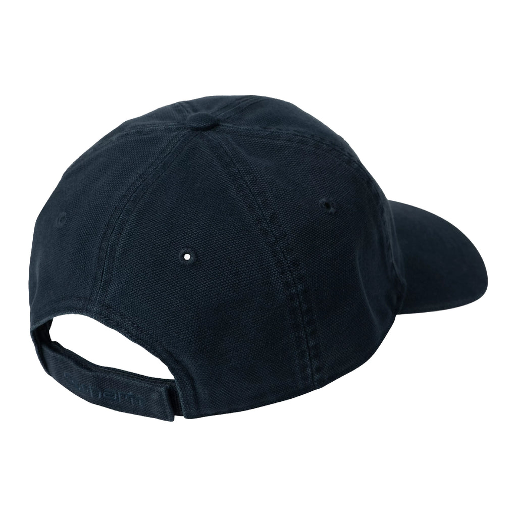 Carhartt WIP Selby Canvas Cap - Deep Night Stone Washed - back