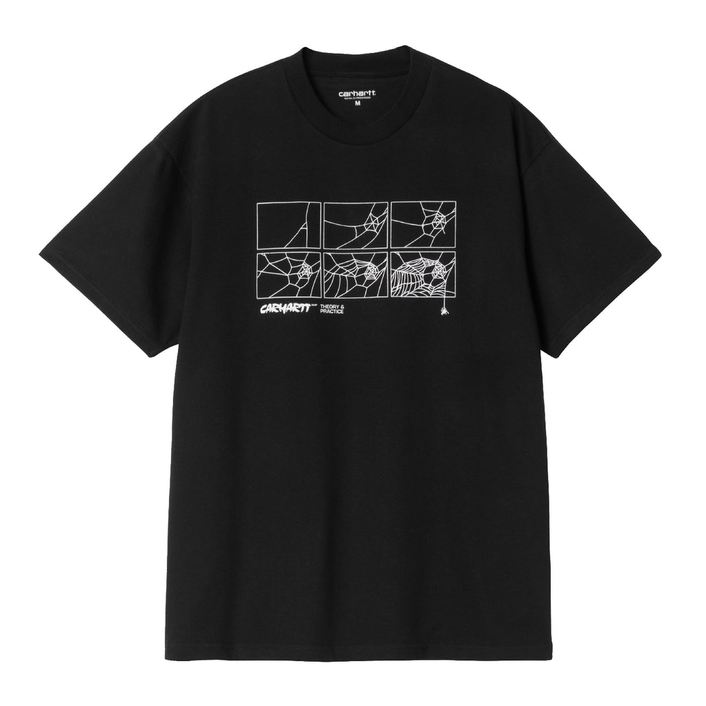 Carhartt WIP Theory and Practice T Shirt - Black - front
