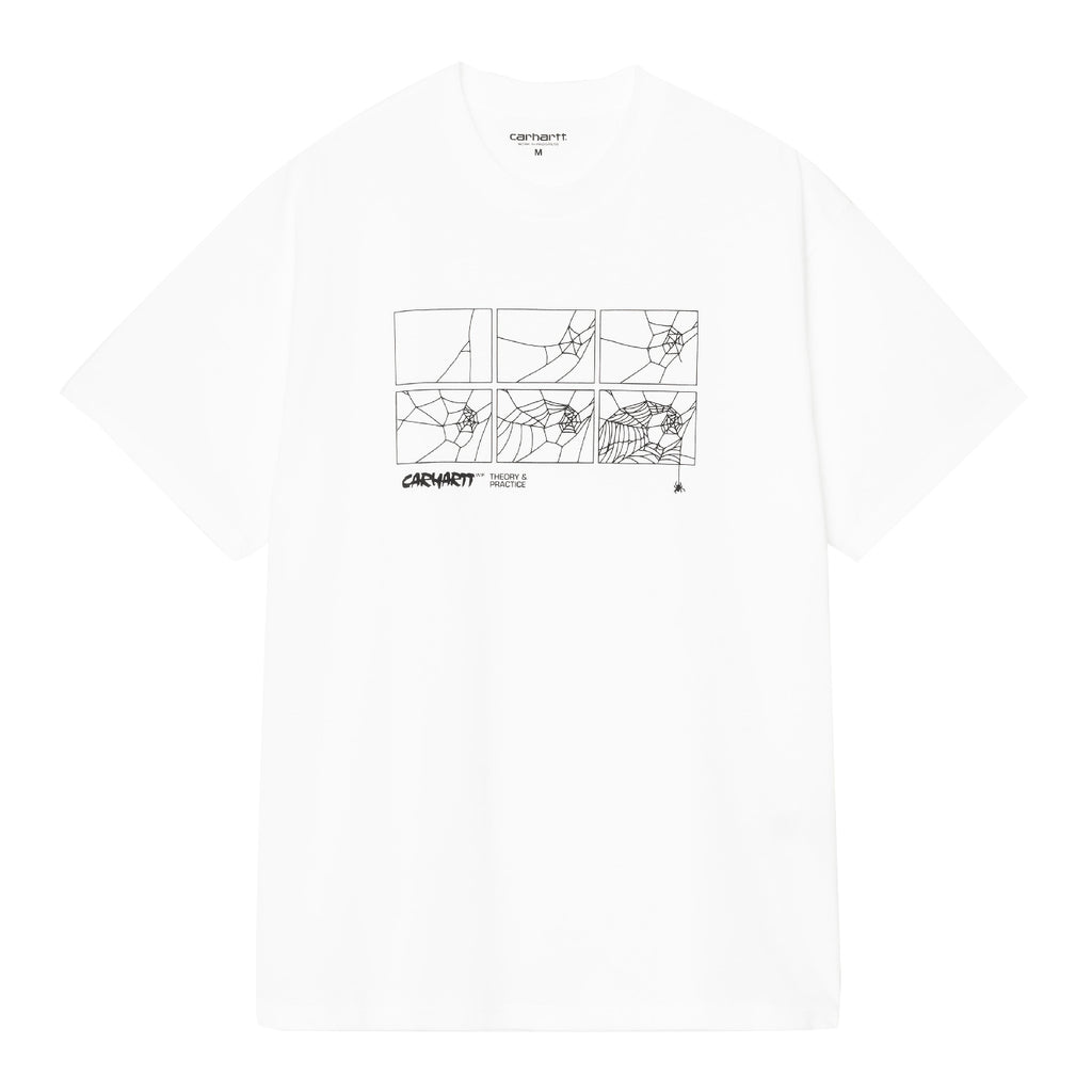 Carhartt WIP Theory and Practice T Shirt - White - front