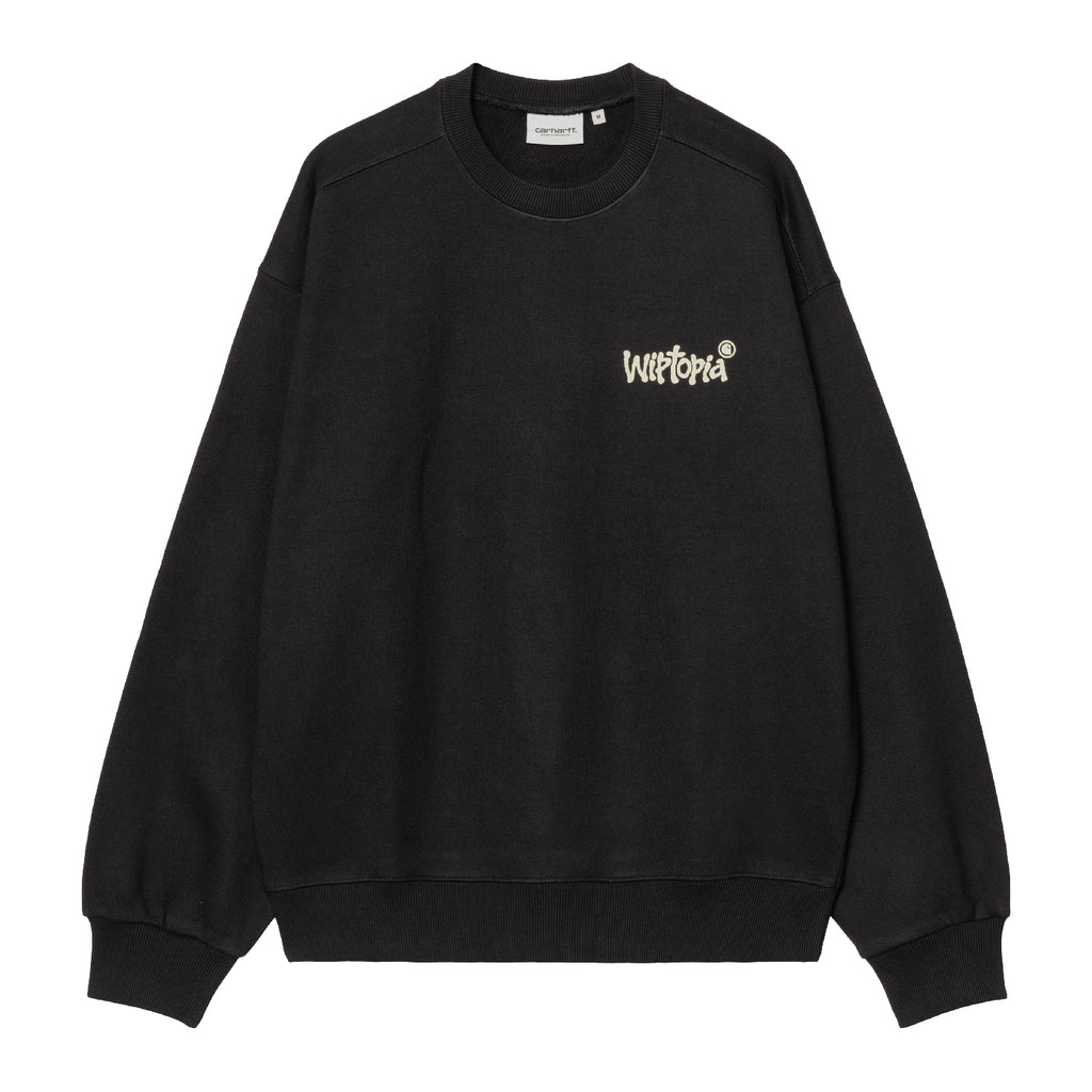 Carhartt WIP Wiptopia Sweatshirt - Black - front