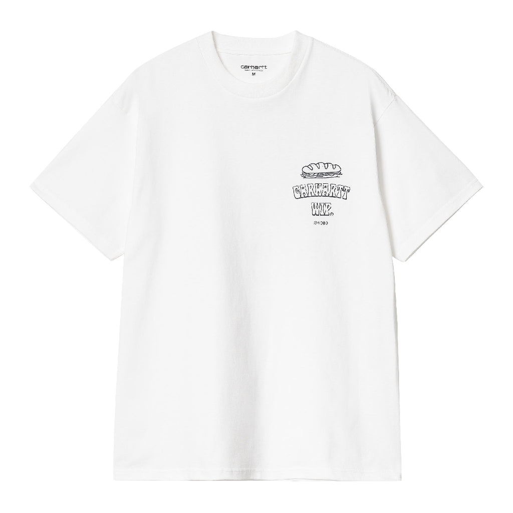 Carhartt WIP Sandwich T Shirt - White - front