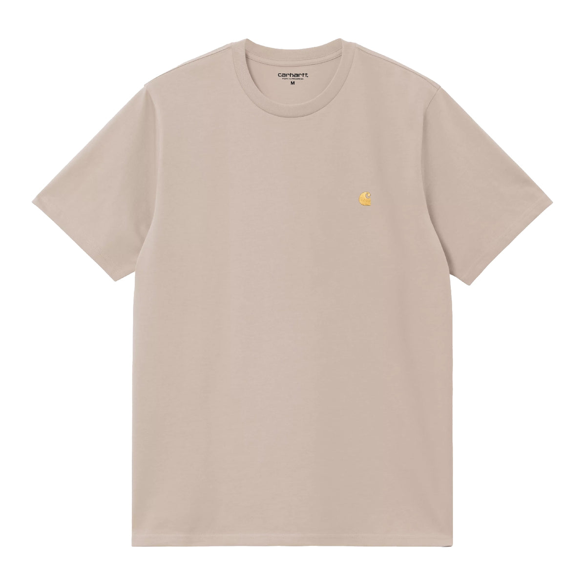 Carhartt WIP Chase T Shirt Fleur De Sel Gold - Main Image
