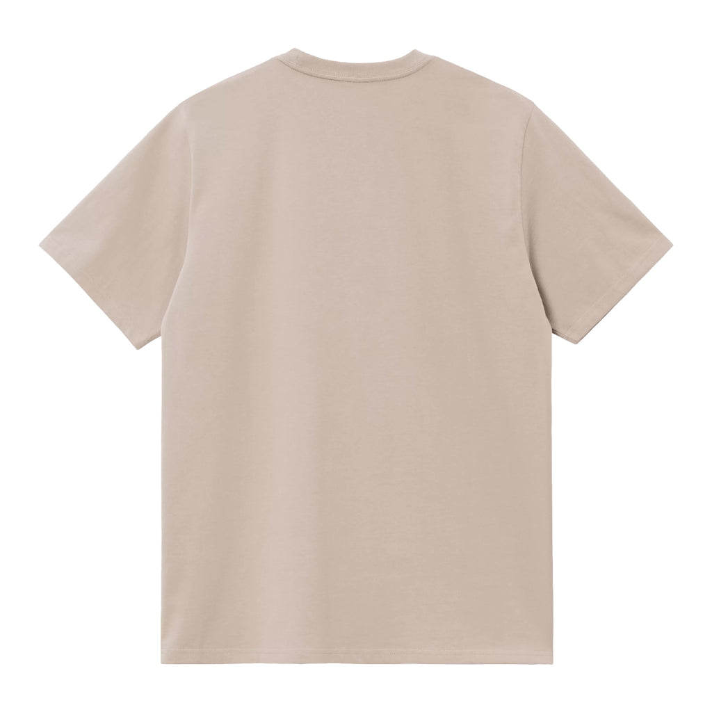 Carhartt WIP Chase T Shirt - Fleur De Sel / Gold - back