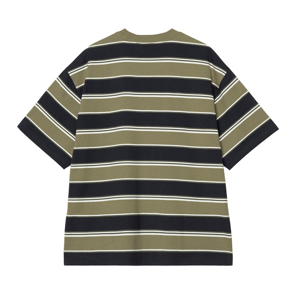 Carhartt WIP Malone Stripe T Shirt - Brass - back