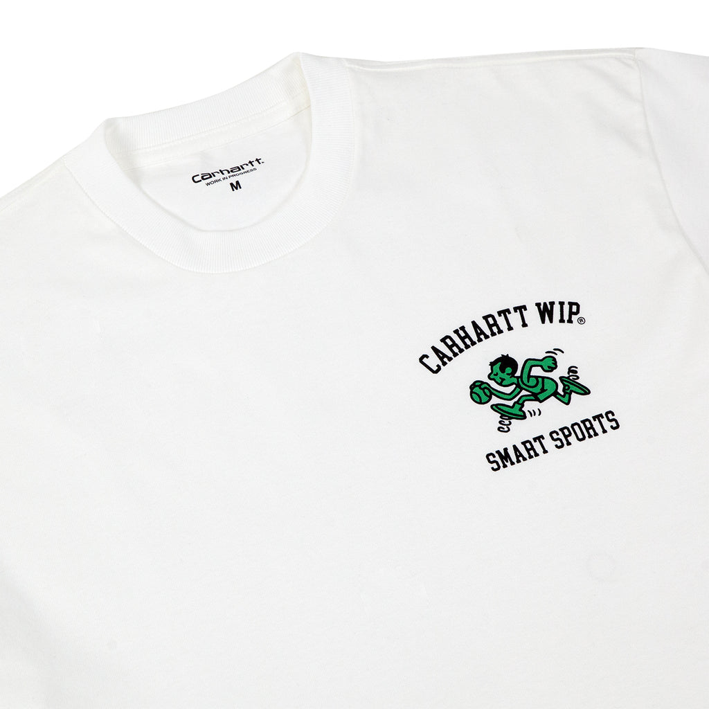 Carhartt WIP Smart Sports T Shirt - White - front