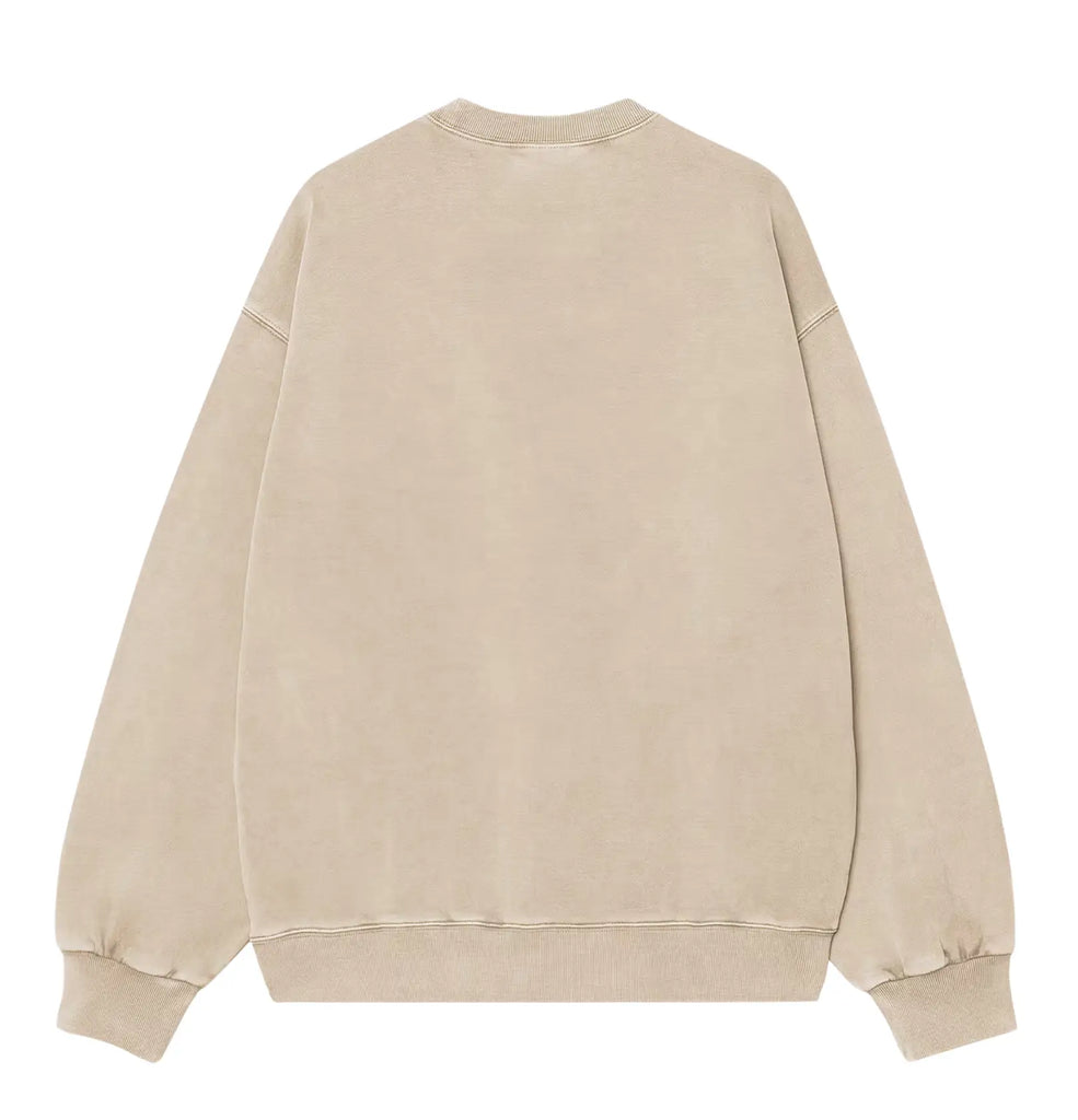 Carhartt WIP Vista Sweatshirt - Fleur De Sel garment dyed - back