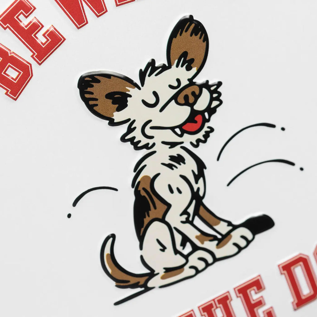 Carhartt WIP Wild Dog Beware Plate - Multicolour - closeup
