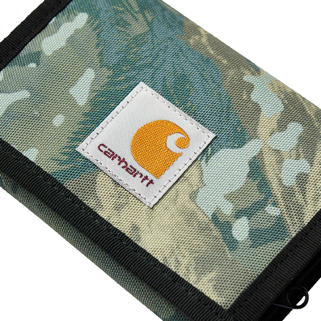 Carhartt WIP Alec Wallet - Camo Combi Green - front