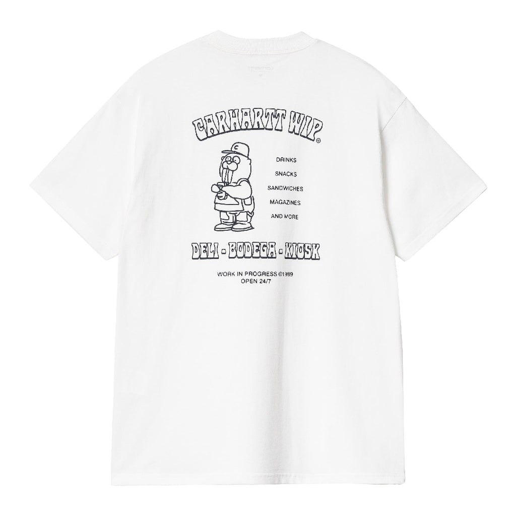 Carhartt WIP Sandwich T Shirt - White - back