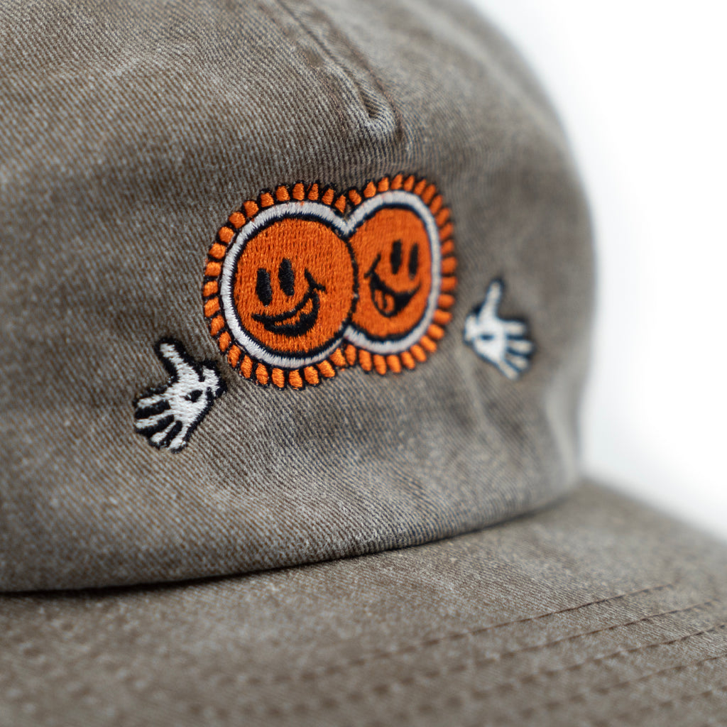 Southsea Bronx Cartoon Cap - Vintage Brown - closeup
