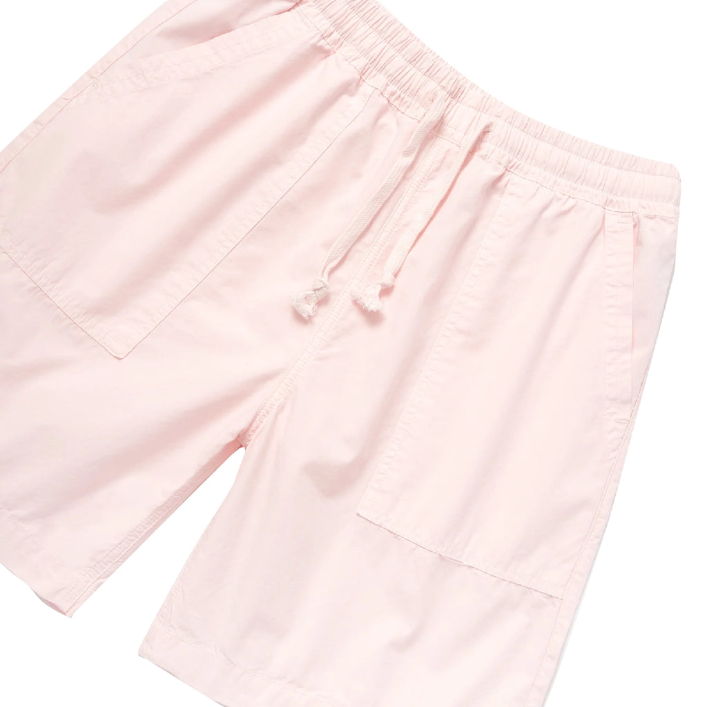 Service Works Poplin Chef Shorts - Dusty Pink - front