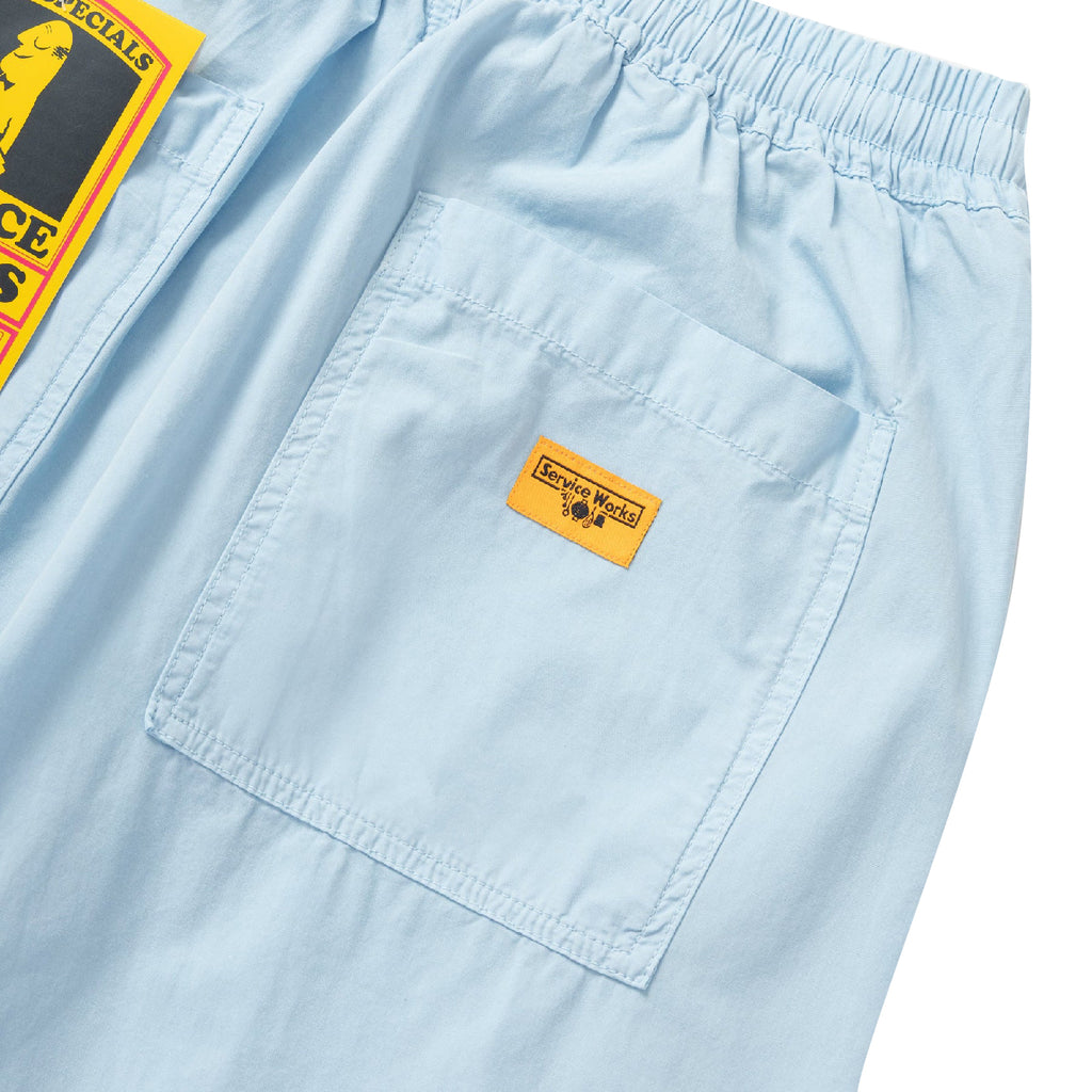 Service Works Poplin Chef Pant - Powder - label